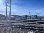 Passing retired Caltrain rolling stock